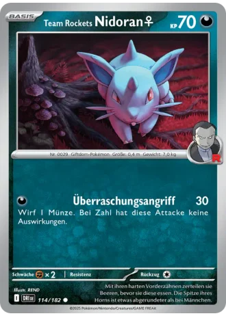 Team Rockets Nidoran♀ #114 — Ewige Rivalen