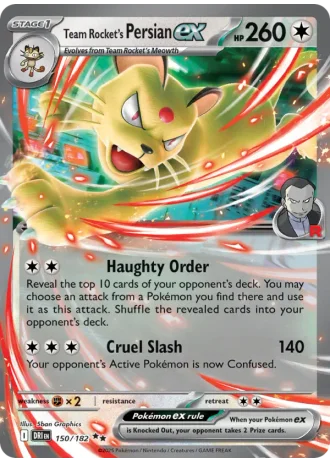 Team Rocket's Persian ex #150 — Destined Rivals