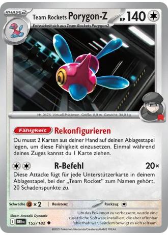 Team Rockets Porygon-Z #155/182 — Ewige Rivalen