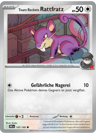 Team Rockets Rattfratz #147/182 — Ewige Rivalen