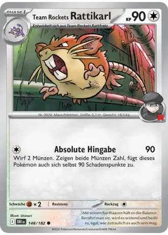 Team Rockets Rattikarl #148/182 — Ewige Rivalen