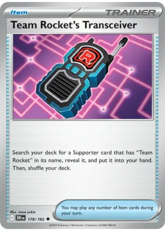 Team Rocket's Transceiver #178/182 — Destined Rivals