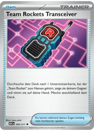 Team Rockets Transceiver #209/217 — Erhabene Helden