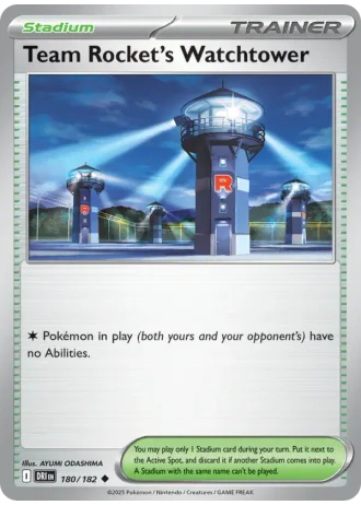 Team Rocket's Watchtower #180/182 — Destined Rivals