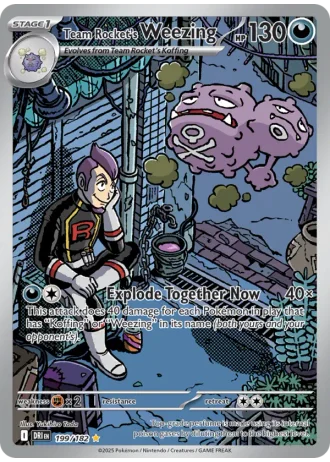 Team Rocket's Weezing #199 — Destined Rivals