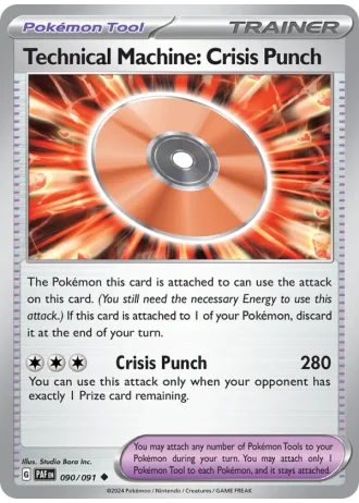Technical Machine: Crisis Punch #090/91 — Paldean Fates