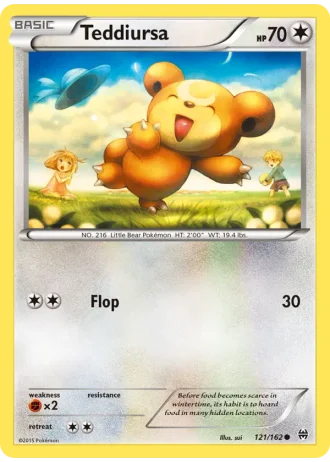 Teddiursa #121/162 — BREAKthrough