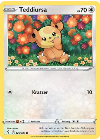 Teddiursa #126/203 — Drachenwandel