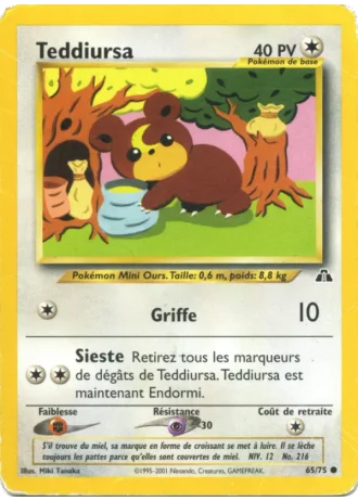 Teddiursa #65/75 — Neo Discovery