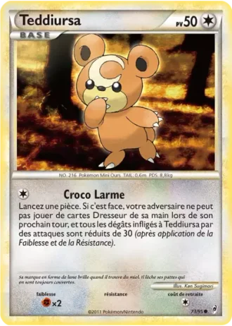Teddiursa #73/95 — L'appel des Légendes