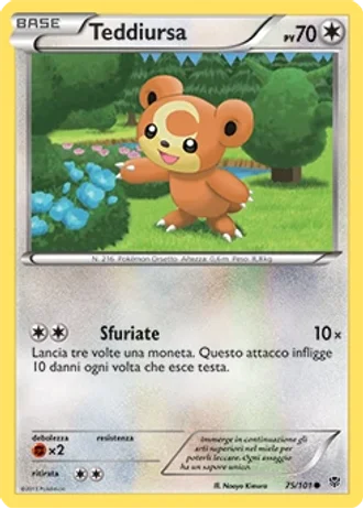 Teddiursa #75/101 — Esplosione Plasma