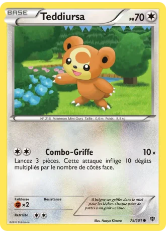 Teddiursa #75/101 — Explosion Plasma