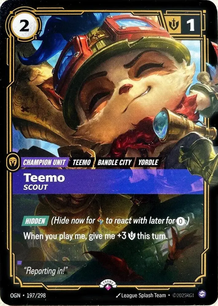 Teemo, Scout #659766 — Promotional Cards