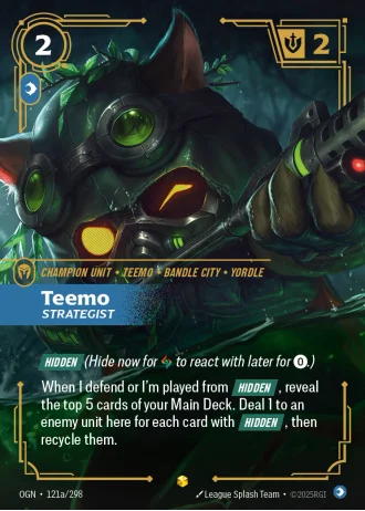 Teemo, Strategist #121a/298 — Origins