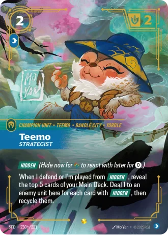 Teemo, Strategist #230*/221 — Spiritforged