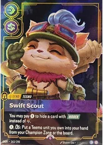 Teemo, Swift Scout #263/298 — Organized Play Promos