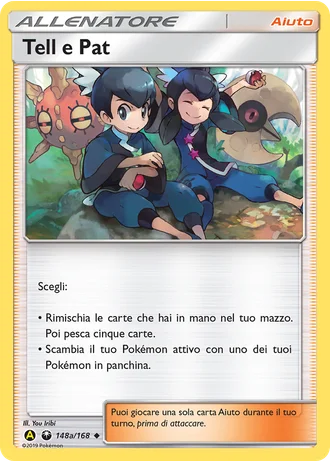 Tell e Pat #148a — Carta alternativa A gialla
