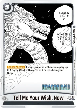 Tell Me Your Wish, Now SB02-118 — Manga Booster 02 (SB02)