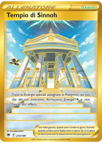 Tempio di Sinnoh #214/189 — Lucentezza Siderale