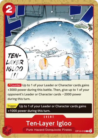 Ten-Layer Igloo (OP10-018) (Reprint) — One Piece Card The Best Vol.2(PRB02)