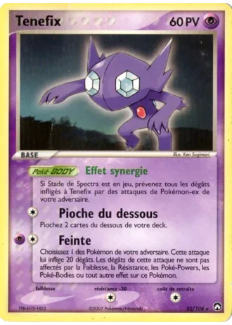 Tenefix #22/108 — EX Gardiens du Pouvoir