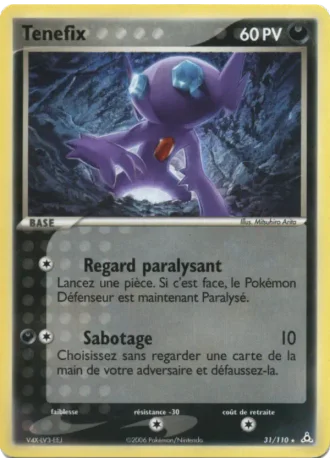 Tenefix #31/110 — EX Fantômes Holon