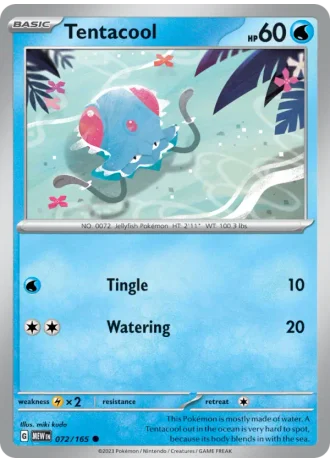 Tentacool #072/165 — 151