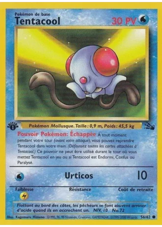 Tentacool #56 — Fossile