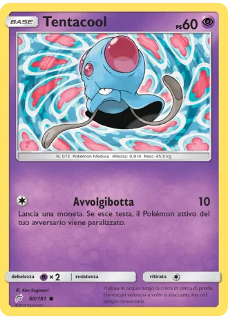 Tentacool #60/181 — Gioco di Squadra