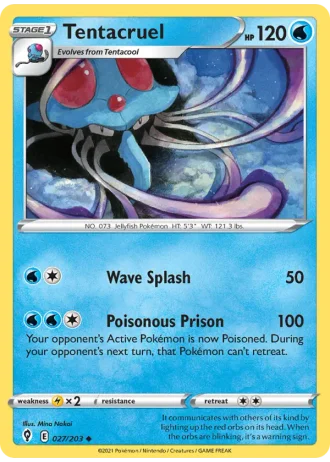 Tentacruel #27/203 — Evolving Skies