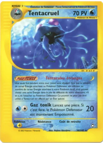 Tentacruel #38/147 — Aquapolis