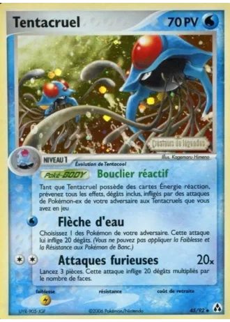 Tentacruel #45/92 — EX Créateurs de légendes