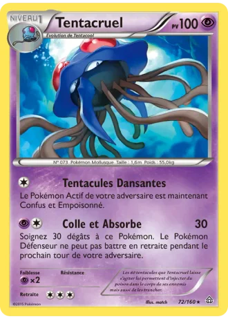 Tentacruel #72/160 — Primo-Choc