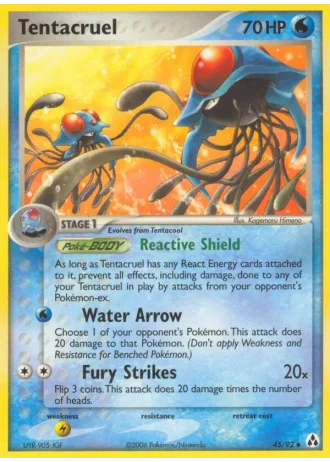 Tentacruel (Prerelease) #45/92 — Legend Maker
