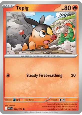 Tepig #029 — Ascended Heroes