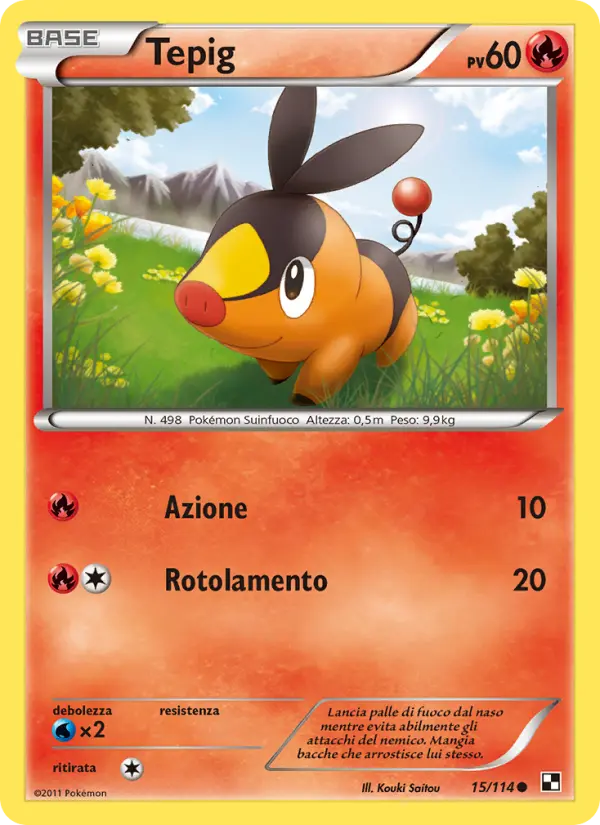 Tepig #15 — Nero e Bianco