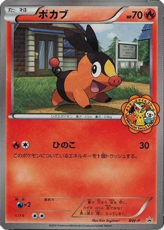 Tepig (Pokemon Smile School 2010) — Unnumbered Promos
