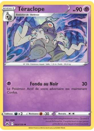 Téraclope #063/159 — Zénith Suprême