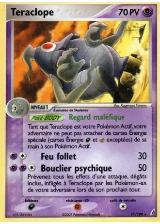 Teraclope #17/100 — EX Gardiens de Cristal