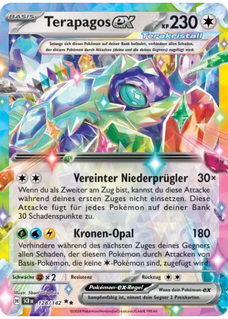Terapagos ex #128/142 — Stellarkrone