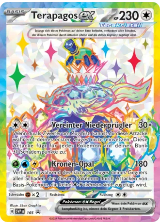Terapagos ex #165 — Karmesin & Purpur Promos