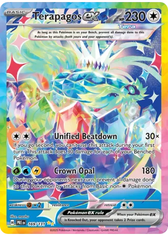 Terapagos ex #169/131 — Prismatic Evolutions