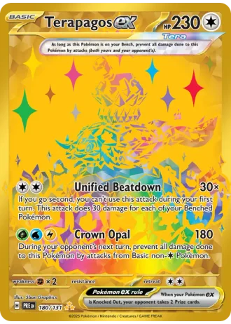 Terapagos ex #180/131 — Prismatic Evolutions