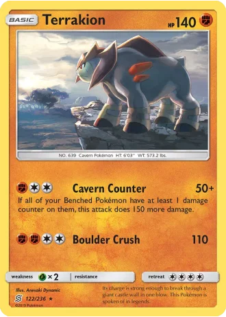Terrakion #122/236 — Unified Minds