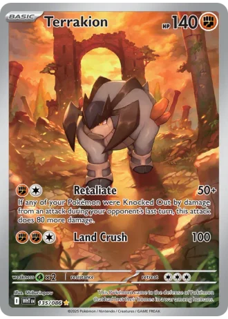 Terrakion #135 — White Flare