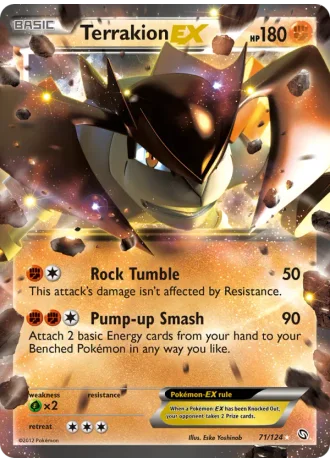 Terrakion EX #71 — Dragons Exalted