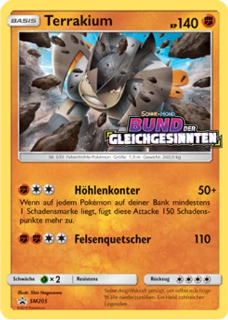 Terrakium SM205 — Sonne & Mond Promos