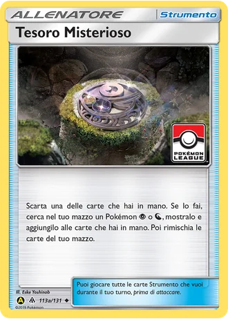 Tesoro Misterioso #113a — Carta alternativa A gialla