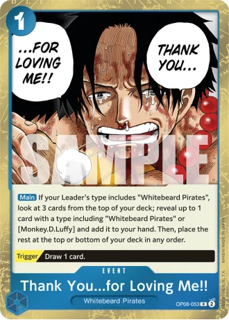 Thank You...for Loving Me!! (OP08-053) — Two Legends (OP08)