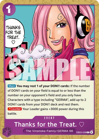 Thanks for the Treat. ♡ (EB03-038) — ONE PIECE Heroines Edition (EB03)